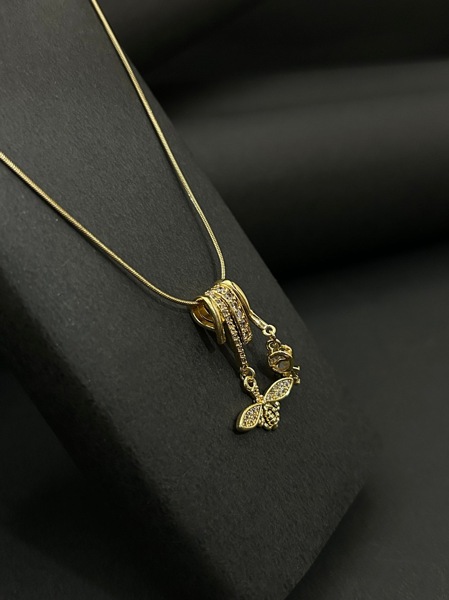 Honeybee Pendant Necklace