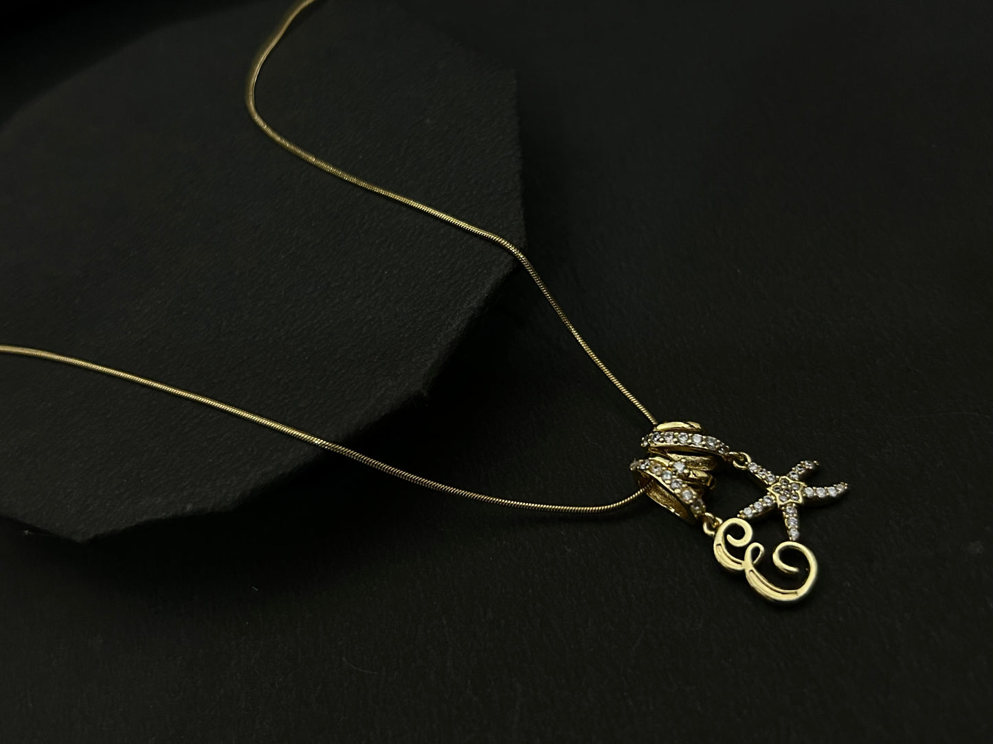Initial Star Necklace