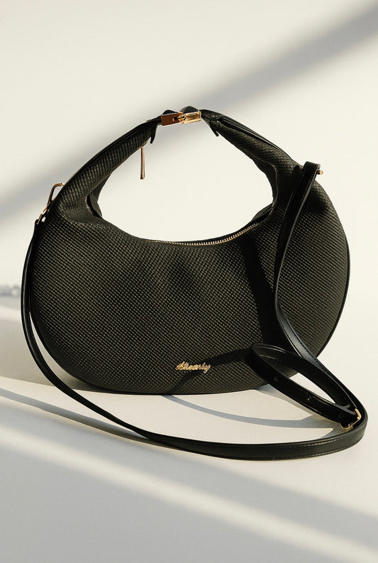 Black Hobo Handbag