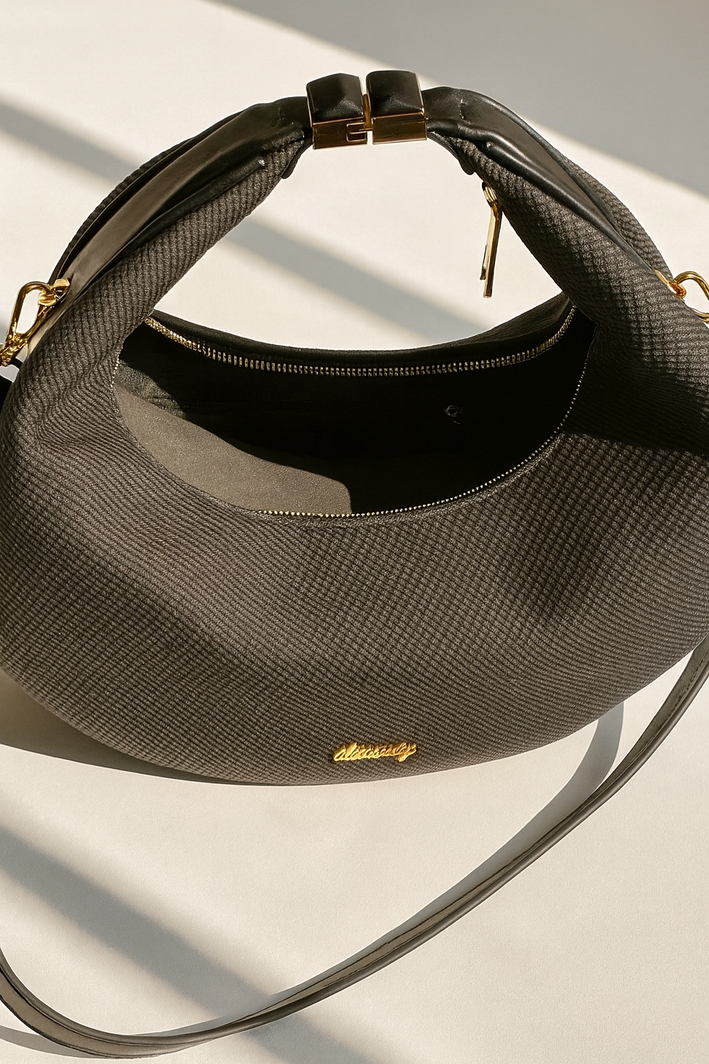 Black Hobo Handbag