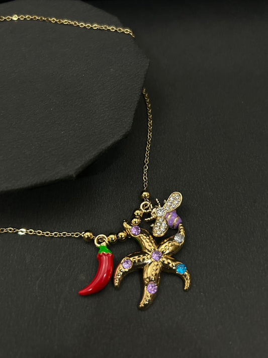 Starfish Charm Necklace