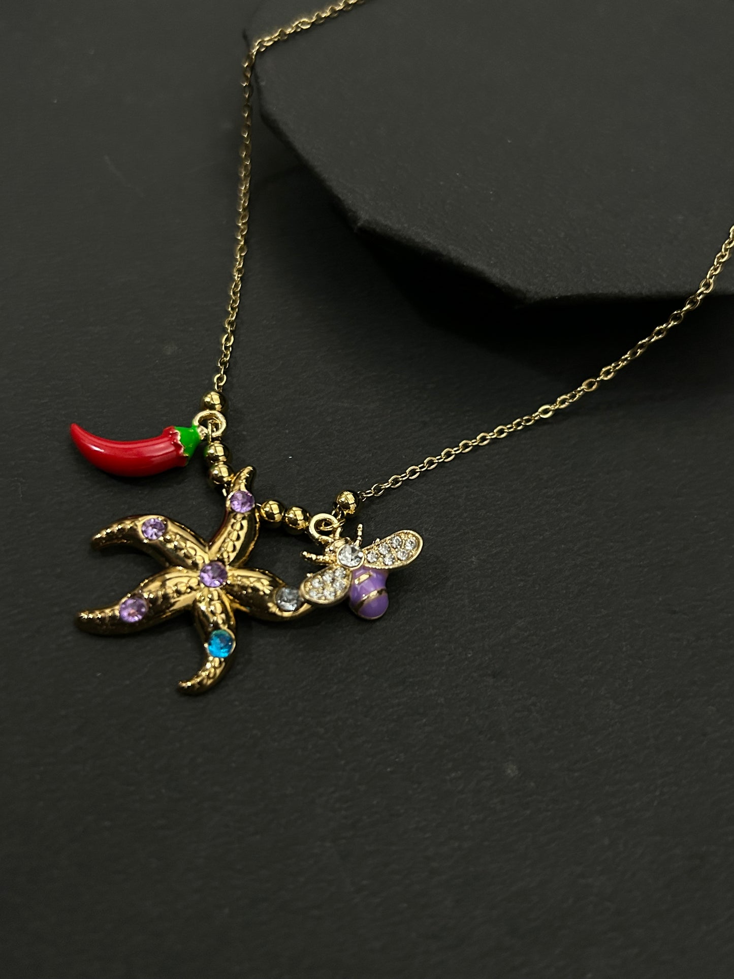 Starfish Charm Necklace
