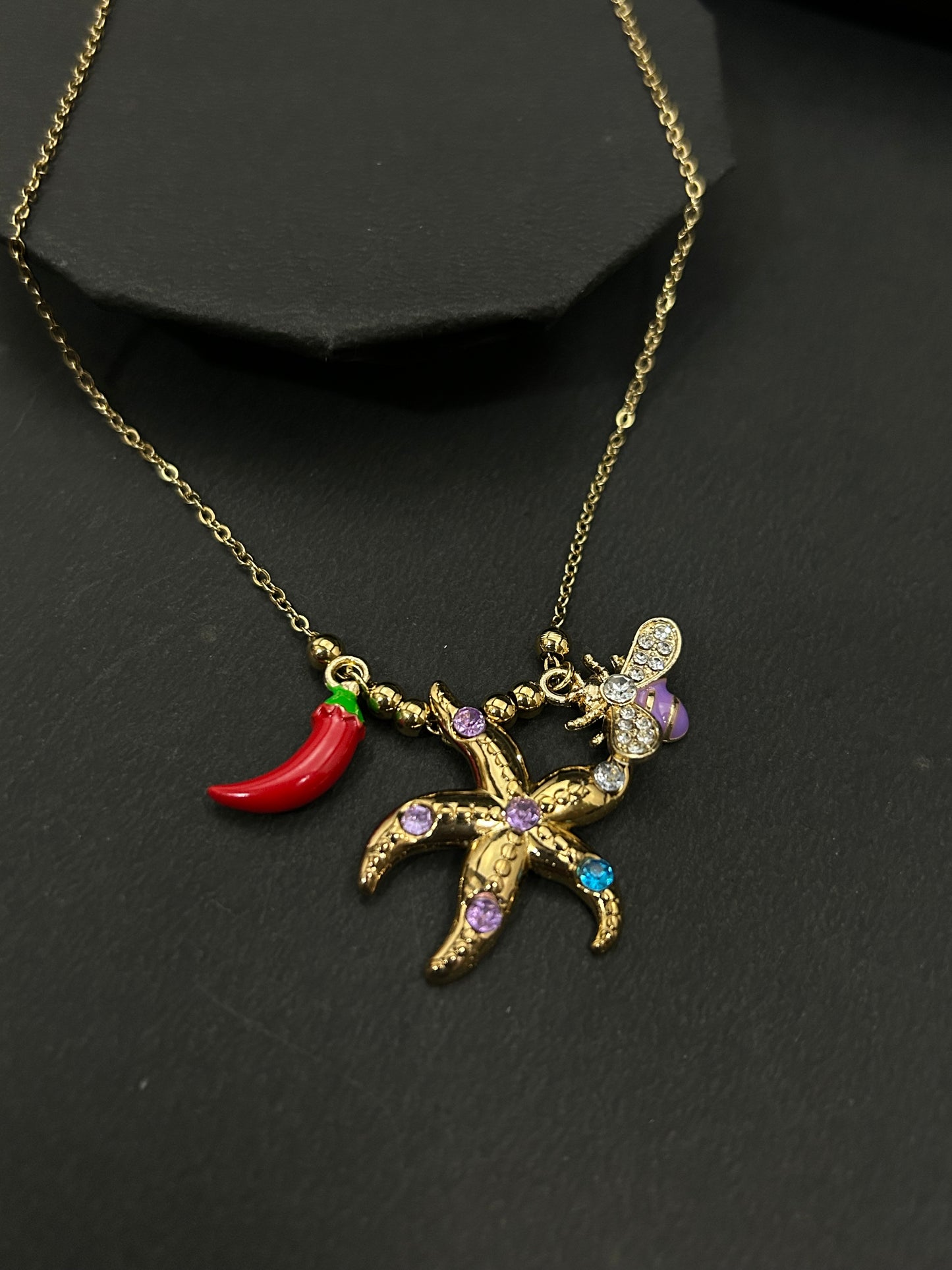 Starfish Charm Necklace