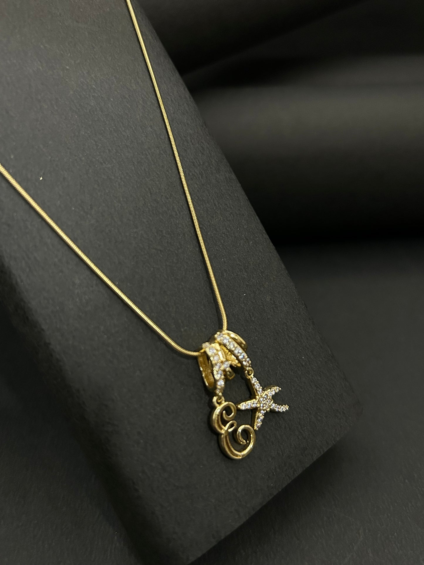 Initial Star Necklace