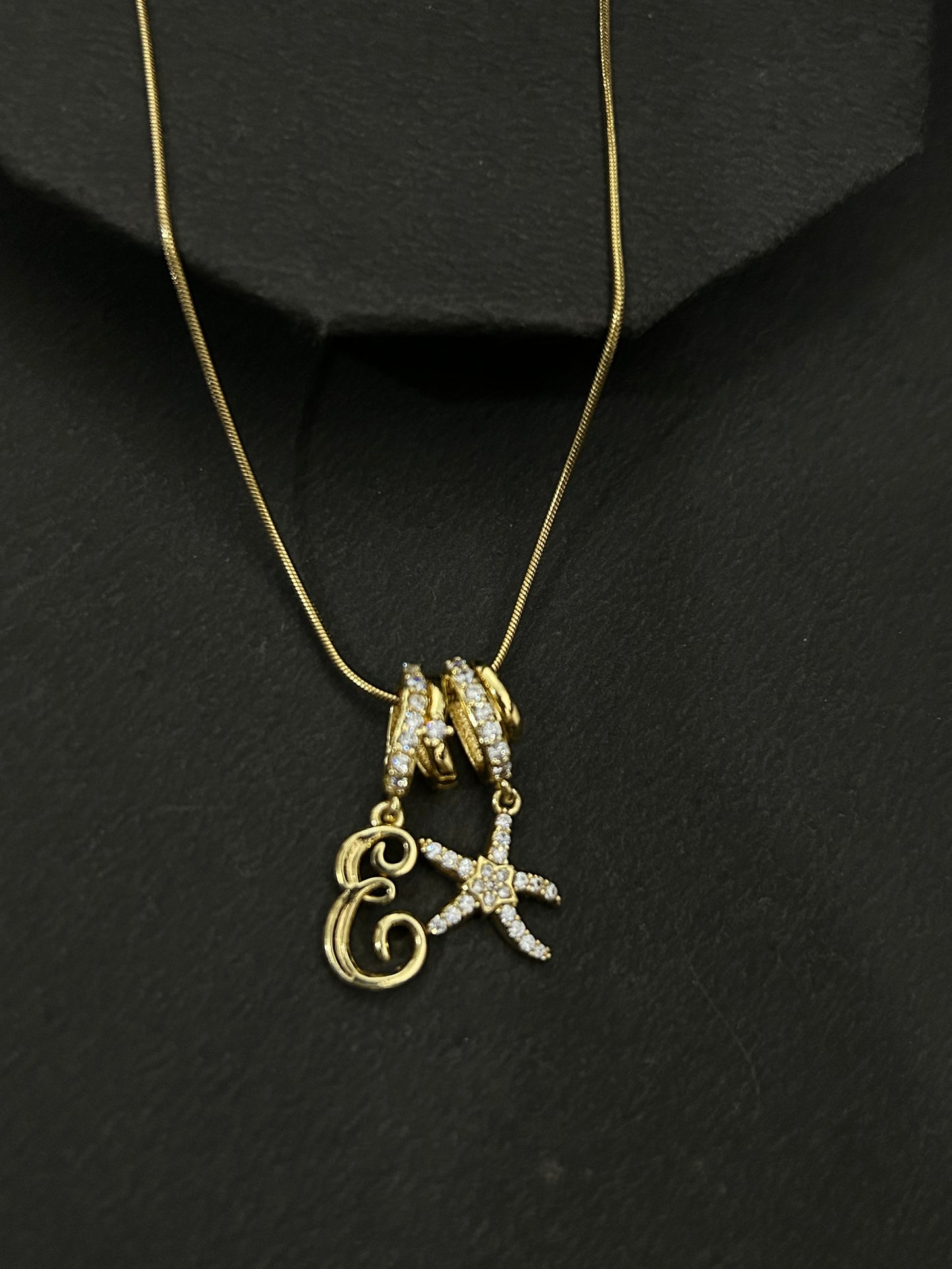 Initial Star Necklace