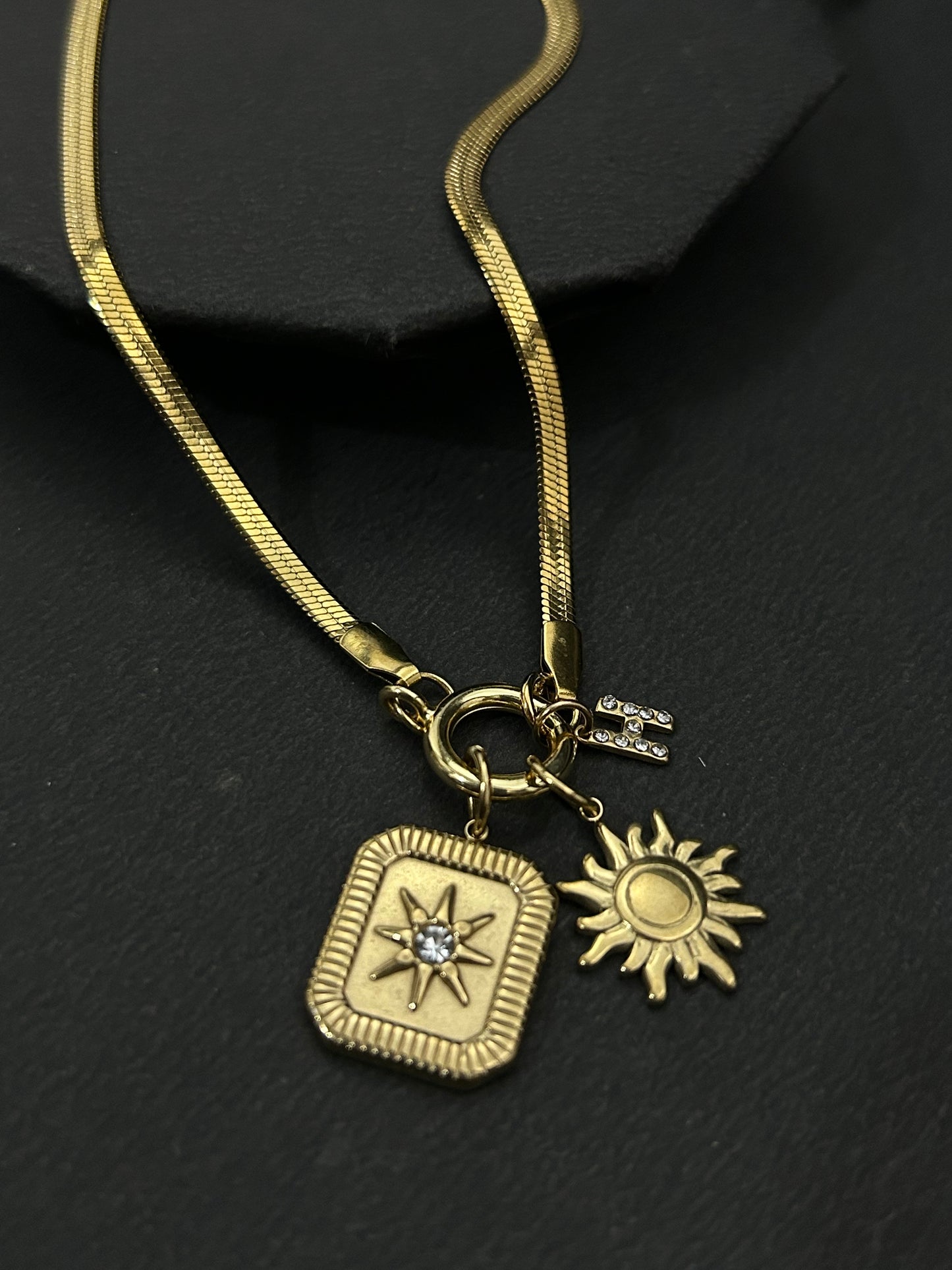 Sunburst Charm Necklace