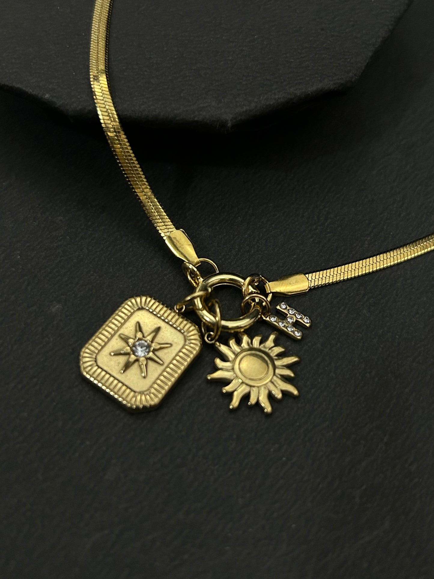 Sunburst Charm Necklace