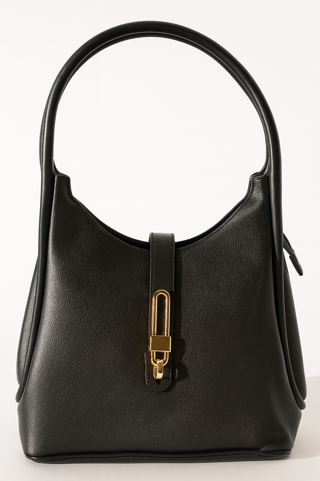Black Large Hobo Bag