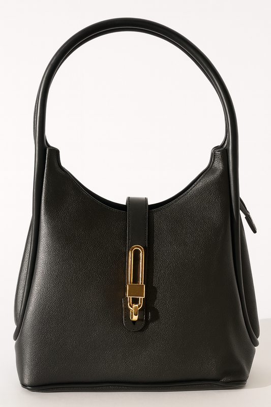 Black Large Hobo Bag