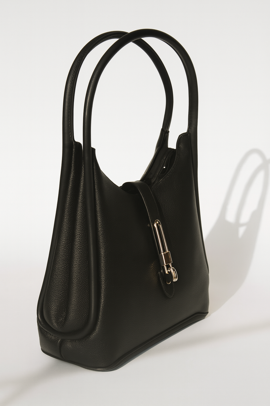 Black Large Hobo Bag