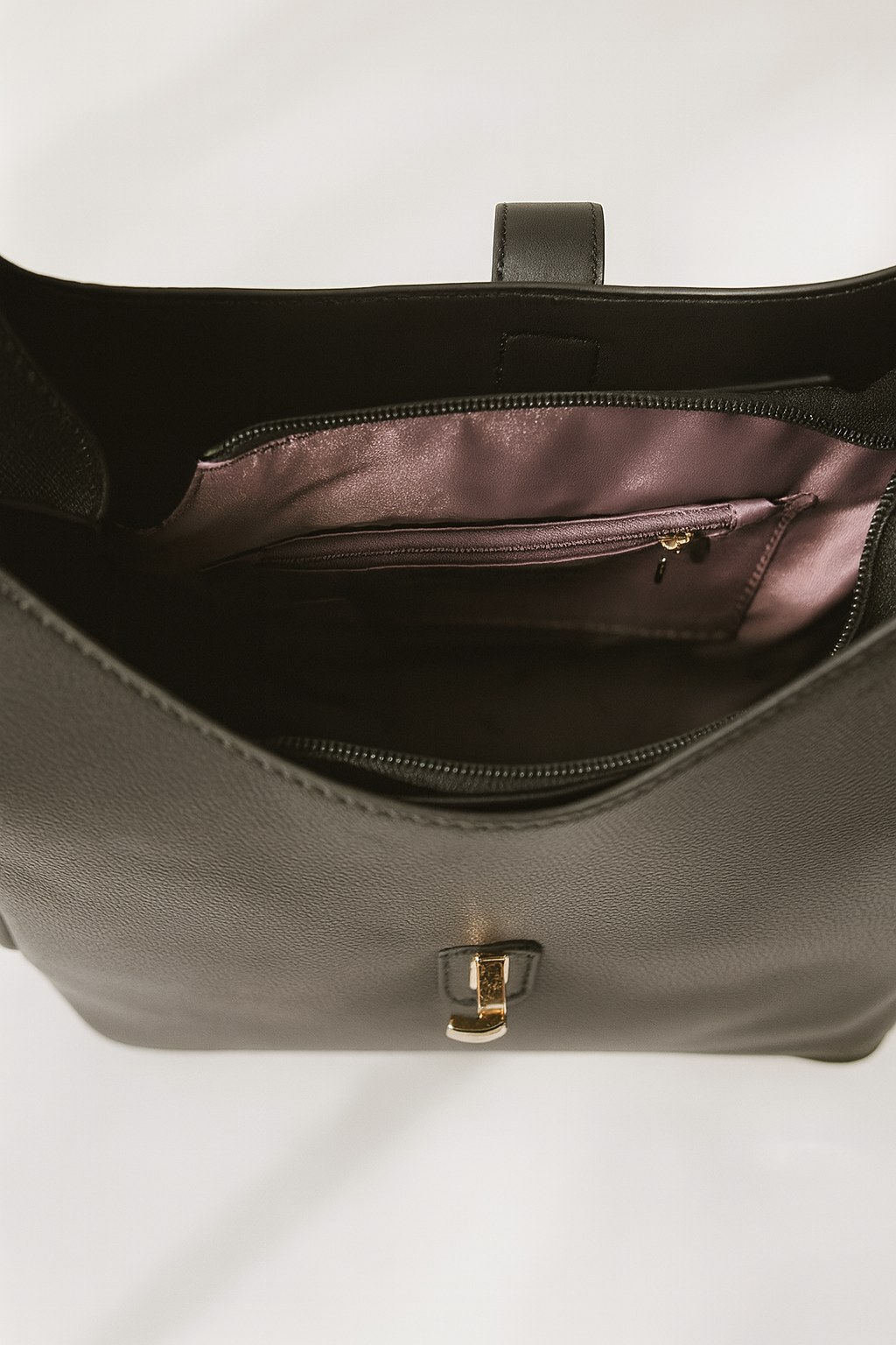 Black Large Hobo Bag