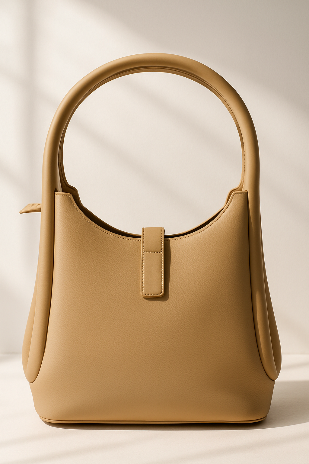 Beige Large Hobo Bag