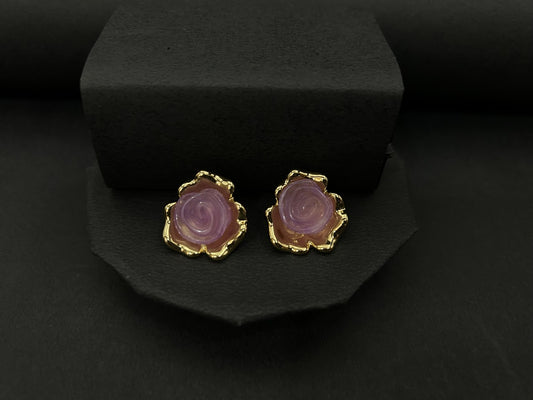 Rose Gold Top Earrings