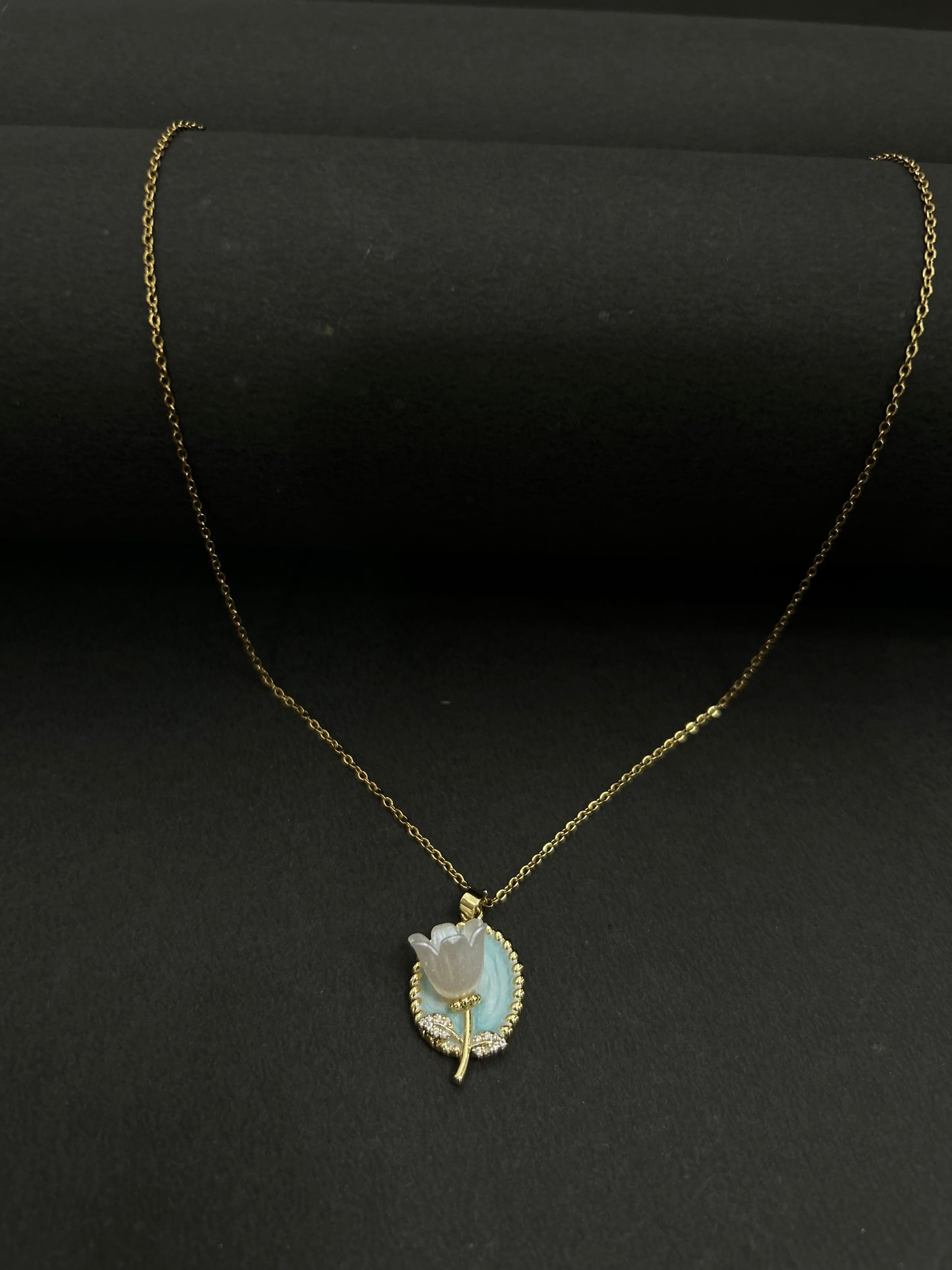 Aqua Bloom Necklace